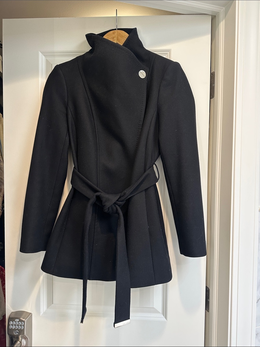 Ted Baker London Black Belted Trench Coat